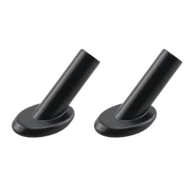 Imagem de HJGARDEN 2 peças cabo de aço inoxidável 316 manga protetora manga chanfrada acessórios de cabo de corrimão kit de ferragens preto