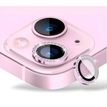 Imagem de Kit de Proteção para Lentes Brilho Strass de Celular  Compatível com i