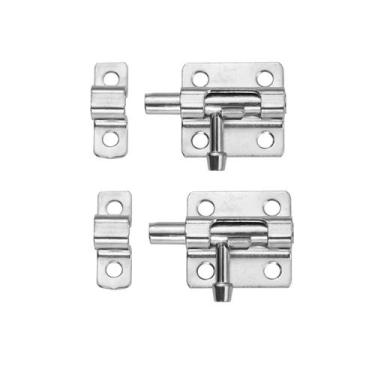 Imagem de Fecho de porta deslizante de segurança de porta dophee Silver Metal, p