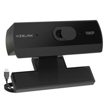Imagem de VIZOLINK Webcam 1080p com microfone embutido, câmera Web W2N, capa de privacidade, FOV de 75°, cancelamento de ruído, câmera Web Plug & Play para computador, webcam USB para PC, laptop, desktop, Mac