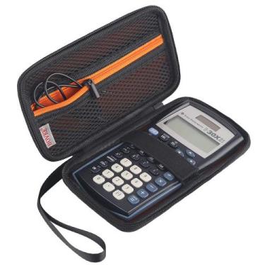 Imagem de Bolsa para calculadora BOVKE TI-30XIIS Hard EVA preta 19x10x4cm