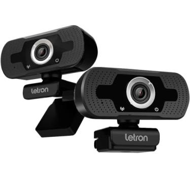 Imagem de WEBCAM HD CYBER BASE GIRATORIA 360 COM MICROFONE PRETO LETRON