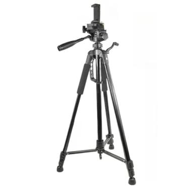 Imagem de Tripé Câmera Celular Profissional 1.60m Alumínio + Suporte