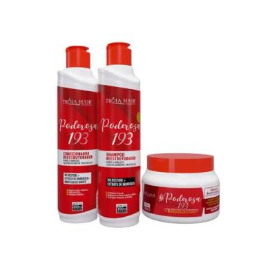 Imagem de Kit Manutenção Linha Poderosa 1.9.3 Tróia Hair 300ml - Troia Hair Cosm
