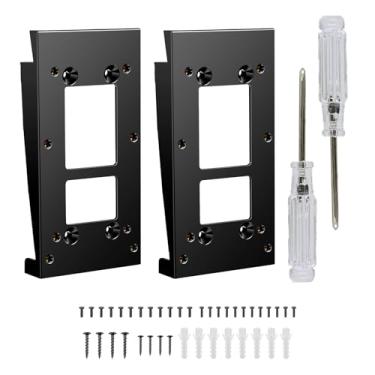 Imagem de Makerfire 2 peças de montagem de revestimento de vinil de campainha para campainha de vídeo 2020/1st/2/3/3plus/4 e campainha de bateria Plus/versão 2024, kit de suporte de cunha (apenas revestimento