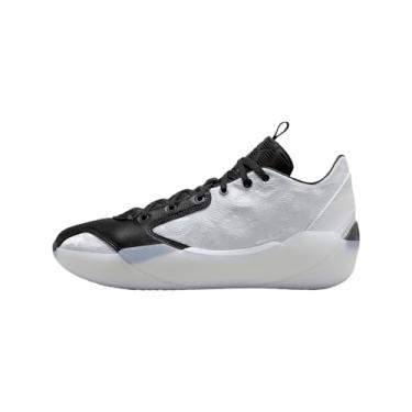 Imagem de Tênis de basquete Air Jordan XXXIX Croix (FQ0213-100, branco/preto/azul escuro), Branco/Preto/Azul Escuro, 38