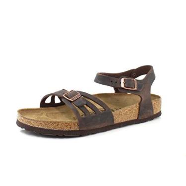 Imagem de Sandália feminina de couro oleado da Birkenstock, Habana, 6-6.5