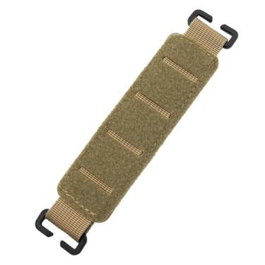 Imagem de Painel tático, adaptador Molle com gancho dupla face e tiras organizadoras de bolsa para exibição de crachás de colete de mochila