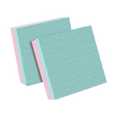 Imagem de Zxpjkyu Almofada de Barra de 2 Peças, Almofada de Queda de Levantamento de Peso, Almofada de Peso de Levantamento Terra, Tapete de EVA à Prova de Choque E Red, Verde Rosa 50x50x4cm