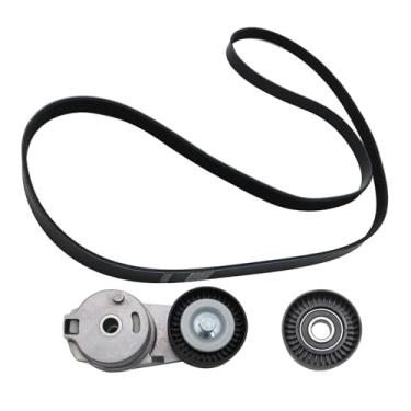 Imagem de AOUTTUOA Kit de componentes de transmissão de correia serpentina 5,7L, compatível com Dodge Ram 1500 2500 3500 V8 5.7L HEMI 2009 2010 2011-2018, substitui 38018 38323 06A903315D 06A903315E 06A9036A903
