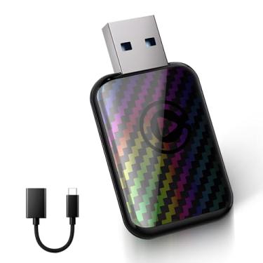 Imagem de ZCYGBTC Adaptador CarPlay sem fio para iPhone - Converte com fio de fábrica para sem fio, Plug & Play, conexão automática estável para iOS 10+ e carros CarPlay de fábrica (Pro Mini Design)