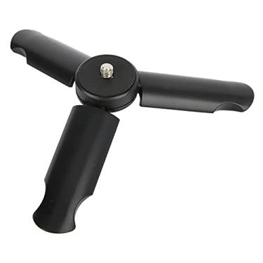 Imagem de Acouto Mini tripé Compacto de Mesa Com Parafuso de 1/4 pol. para Selfie Varanda Estabilizador de monopé e Almofada Antiderrapante para Câmera Leve
