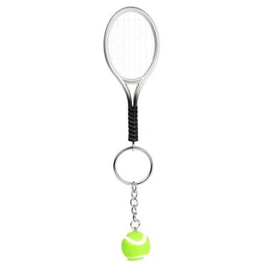 Imagem de Mini raquete de tênis com bola de tênis para fãs de tênis