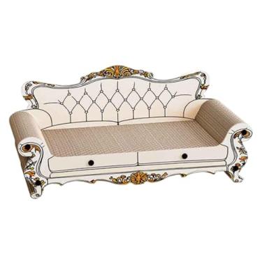 Imagem de MFMEXUL Arranhador para Gatos, Sofá, Cama, Brinquedo Interativo para Animais de Estimação, ao Desgaste, Proteção para Móveis e Afiação de Garras, Style a