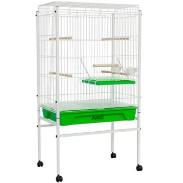 Imagem de Viveiro Grande para Calopsita Papagaio Ringneck Aves Luxo (Verde)