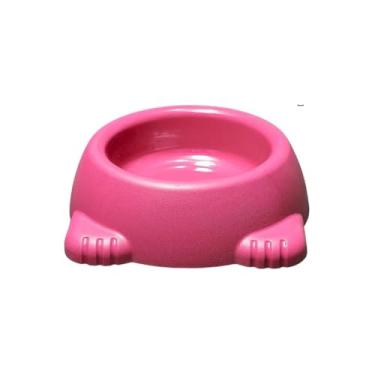 Imagem de Comedouro Anti Formiga para Gatos e Cachorros, Plástico Vermelho, 1000ml, Altura 9cm x Largura 24,5cm, para Filhotes, Adultos e Seniores