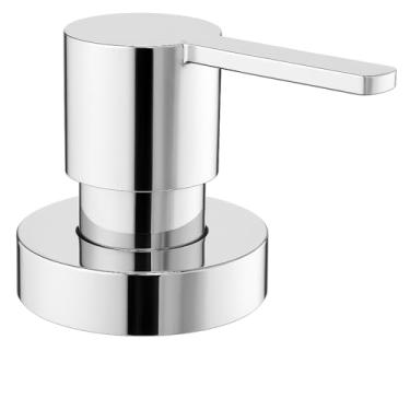 Imagem de acabamento para registro de gaveta, registro de pressão cromado, acabamento de metal para banheiro, alavanca para registro de chuveiro e pia, acessório hidráulico moderno