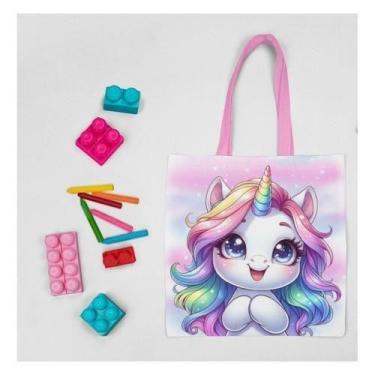 Imagem de Bolsinhas Lembrancinha Unicórnio Meninas 10 Bolsas - Legriphe
