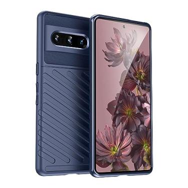 Imagem de Capa para Google Pixel 7 Pro. Fibra de carbono refinada, anti-queda, anti-impressões digitais, proteção integral. A capa do telemóvel é compatível com o Google Pixel 7 Pro