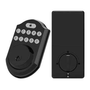 Imagem de Parafusos de combinação de dígitos multifuncionais resistentes materiais de liga de segurança acessório para portão de casa e jardim