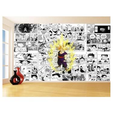 Imagem de Papel De Parede 3D Dragon Ball Goku Gohan Anime 3,5M Dbz721 - Você Dec