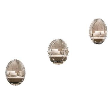 Imagem de Kit Espelhos Decorativos Venezianos  Pegui Ancona 3 Peças - Creatus, E