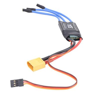 Imagem de Luqeeg 30A Brushless ESC Controlador de Velocidade Eletrônico de Alto Desempenho XT60 para RC Controle Remoto Drone Helicóptero FPV, Preto
