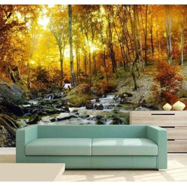 Imagem de Papel Parede Painel Fotográfico Cachoeira 3D 3,75M² Na 010 - Voce Deco