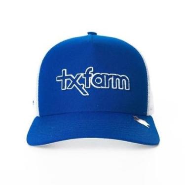 Imagem de BONÉ TEXAS FARM - OVERTONE - TF809 - AZUL ROYAL/ BRANCO Único-Unissex