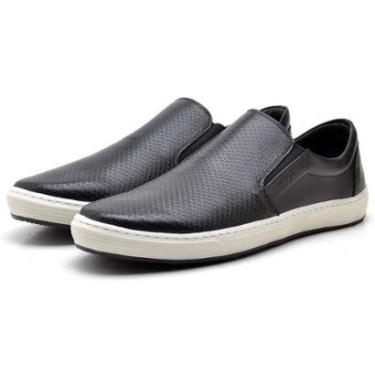 Imagem de Tênis Masculino Couro Slip On Sapatênis Casual Original 3100-Masculino
