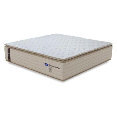 Imagem de Colchão Casal Probel Molas Ensacadas Pillow Top 138x188x30cm Guarda Co