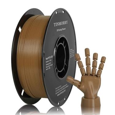 Imagem de TINMORRY Filamento PETG de 1,75 mm, filamento rápido de impressora 3D PETG-Eco, compatível com impressora 3D Bambu FDM, carretel de 1 kg 1, café