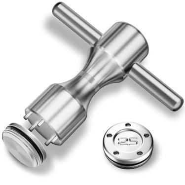 Imagem de Gofotu Peso de golfe 2 peças 5g/10g/15g/20g/25g/30g/35g/40g Kit de chave de peso para golfe Titleist Scotty Cameron Putter Newport (2 peças 25g + chave)