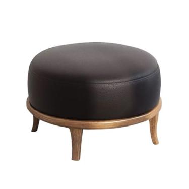 Imagem de Banqueta redonda para mudança de sapatos, banqueta de porta nórdica, banco de sofá de sala de estar, adequado para mesa de café, quarto, banco de troca de pés (