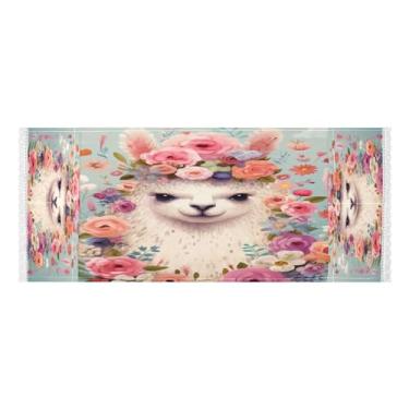 Imagem de Wassud Lindas capas de lavadora e secadora de ovelhas, protetor de lavadora com sacos de armazenamento, capa de geladeira à prova de poeira com bolsos para lavanderia doméstica, cozinha, 120 x 55 cm