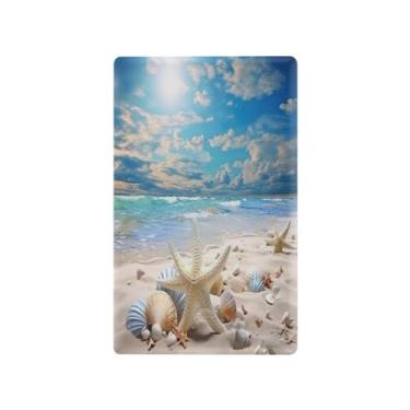 Imagem de Wassud Placa de cobertura para interruptor de luz, 1 capa de tomada em branco, placa de parede, concha do mar, decoração de casa, sala de estar, quarto, decoração