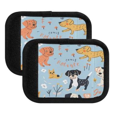 Imagem de Qilmy Pacote com 4 identificadores de bagagem para carrinho de bebê, mala de viagem, acessórios de viagem, 327