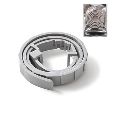 Imagem de Kit 2 Coleiras Antipulgas Ajustáveis 63 cm com Óleo Essencial – Cinza
