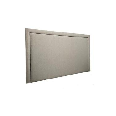 Imagem de Cabeceira Estofada Queen Tacha U Não é Segredo Linho Bege 160x120