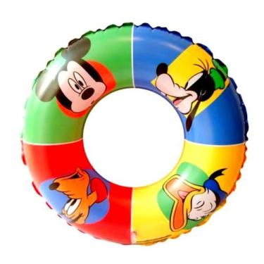Imagem de Boia do Mickey Circular Infantil de Vinil para Praia e Piscina - Etilu
