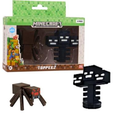 Imagem de Boneco - Minecraft Aranha e Wither Boss MULTIKIDS