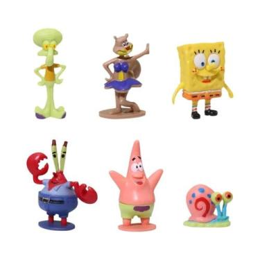 Imagem de NOVO 8 pçs/set Bob Esponja Patrick Figura Coleção Modelo Brinquedos - 