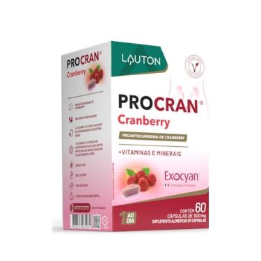 Imagem de Cranberry Procran Vitaminas Zinco 30Caps 500mg - Lauton-Unissex