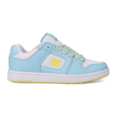 Imagem de DC Shoes Tênis de skate feminino Manteca 4, Azul/amarelo/branco., 34