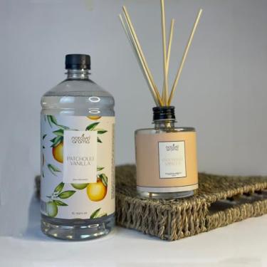 Imagem de Difusor de Varetas Água Perfumada Odorizante Aromatizador de Ambiente Tecidos e Lençois (Patchouli Vanilla)