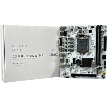 Imagem de Placa Mãe DXMBH310GW, Chipset Intel H310, Socket LGA1151, DDR4, Micro ATX, Branco