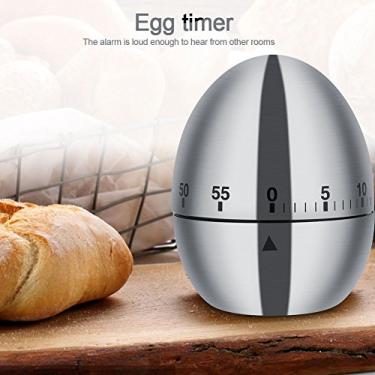 Imagem de SPYMINNPOO Temporizador de Cozinha Em Forma de Ovo, Alarme Alto, Ferramenta de Aprendizagem de 60 Minutos para Cozinhar, Decoração de Casa, Plástico