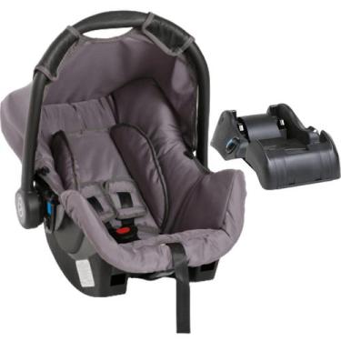Imagem de Bebe Conforto com Base para Carro Galzerano Grid Preto Cinza