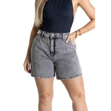Imagem de Shorts Jeans Sawary - 281271 - Cinza 36-Feminino