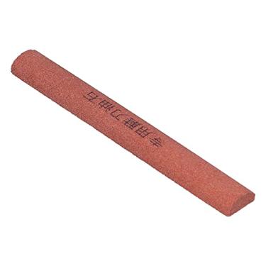 Imagem de Pedra de amolar de corindo branca de 10 cm, pedra de afiar facas para uso na cozinha, com material durável para afiar facas e tesouras